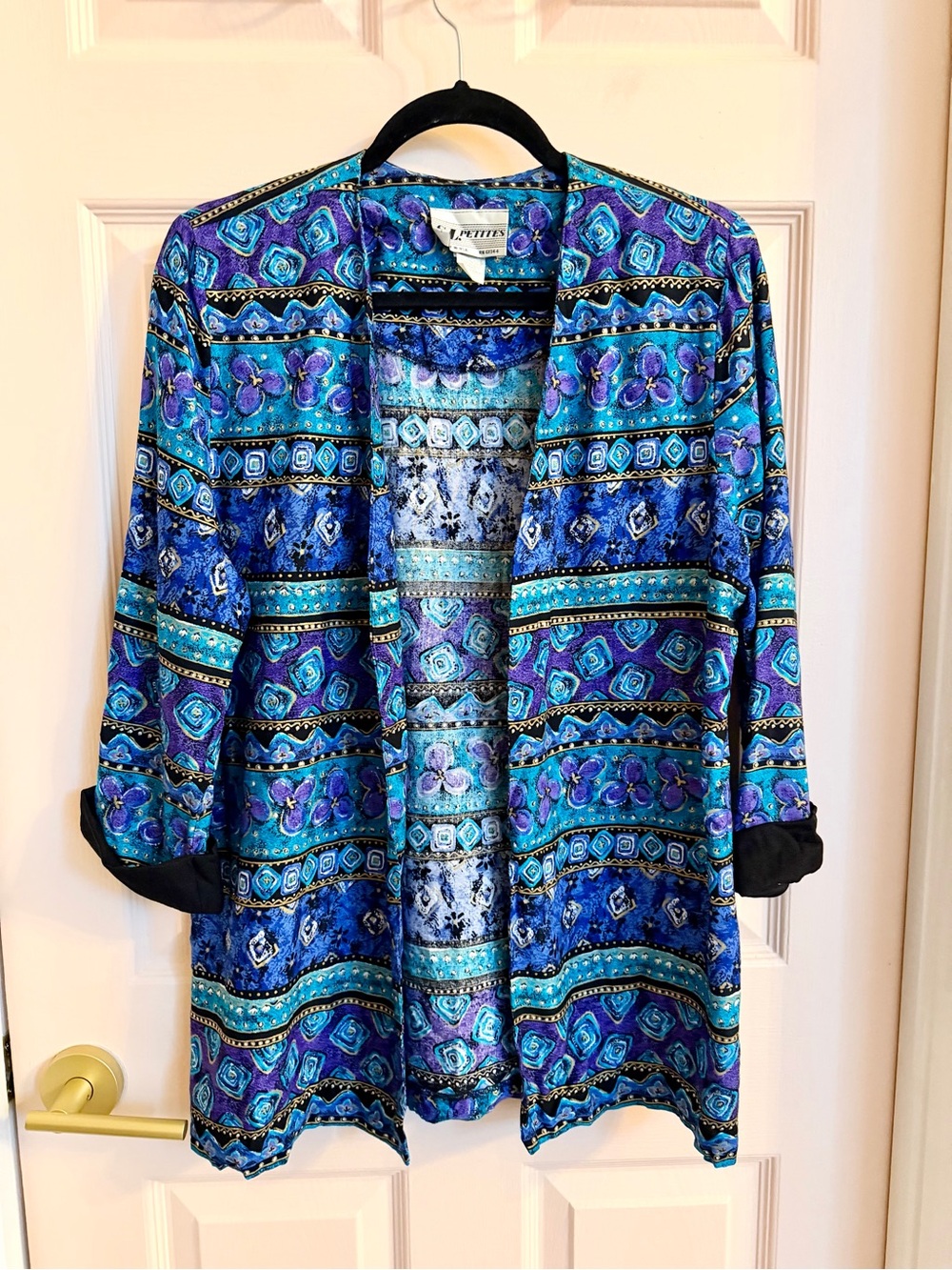 Vintage blue and purple SL Petites jacket
